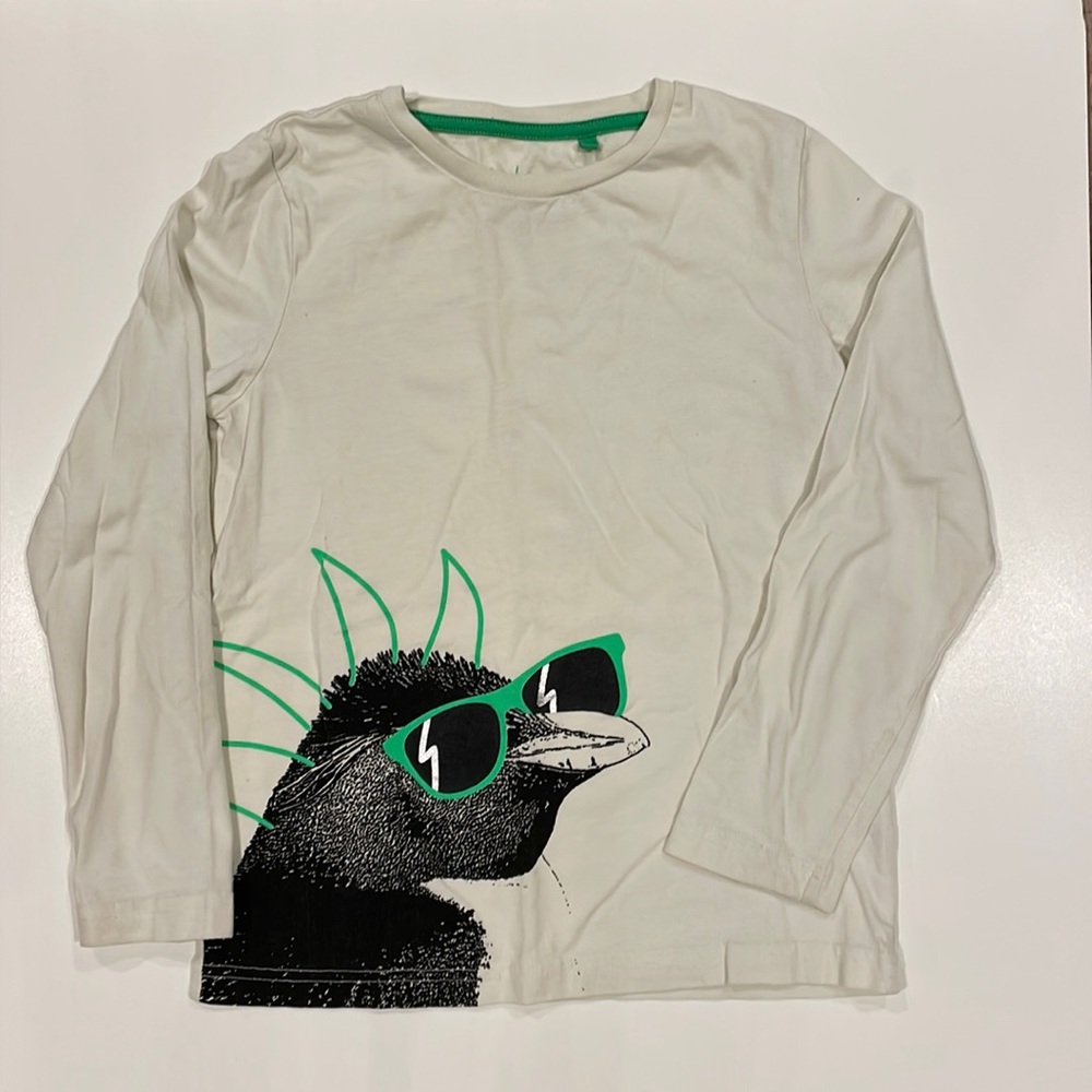 Boden Boys Youth Size 8-9 Y Long Sleeve Logo T-Shirt